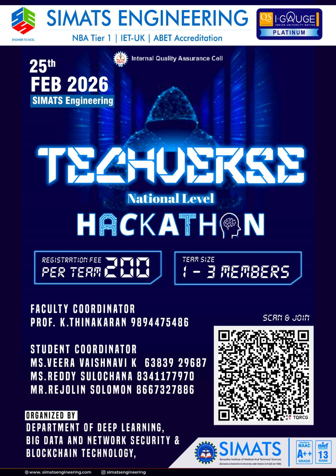 TechCaucus 2026 Hackathon Poster 